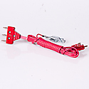 Escrime's Foil/Sabre Body Cord Red